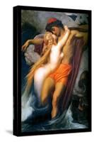 The Fisherman And The Syren-Frederic Leighton-Stretched Canvas