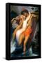 The Fisherman And The Syren-Frederic Leighton-Framed Stretched Canvas