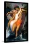 The Fisherman And The Syren-Frederic Leighton-Stretched Canvas