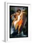 The Fisherman And The Syren-Frederic Leighton-Framed Art Print