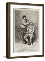 The Fisherman-Barber Shaving at Stock-Charles Green-Framed Giclee Print