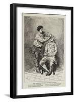 The Fisherman-Barber Shaving at Stock-Charles Green-Framed Giclee Print