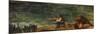 The Fisherman on the Rock; Le Pecheur Au Rocher, 1862-1864-Paul Cézanne-Mounted Premium Giclee Print