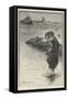 The Fisherman's Greeting-Davidson Knowles-Framed Stretched Canvas