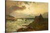 The Fisherman's Haven, St Monans, Fifeshire, 1872-John MacWhirter-Stretched Canvas