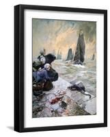 The Fisherman's Wifes, 1896-Hans Von Bartels-Framed Giclee Print