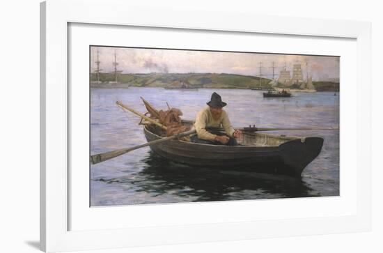 The Fisherman-Henry Scott Tuke-Framed Premium Giclee Print