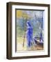 The Fisherwoman, 1900-Odilon Redon-Framed Giclee Print