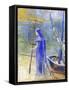 The Fisherwoman, 1900-Odilon Redon-Framed Stretched Canvas