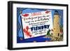 The Fishery-Curt Teich & Company-Framed Premium Giclee Print