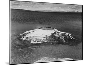 The Fishing Cone-Yellowstone Lake Yellowstone National Park Wyoming. 1933-1942-Ansel Adams-Mounted Art Print