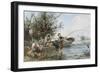 The Fishing Expedition-Johann Mari Henri Ten Kate-Framed Giclee Print