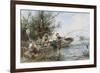 The Fishing Expedition-Johann Mari Henri Ten Kate-Framed Giclee Print