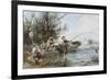 The Fishing Expedition-Johann Mari Henri Ten Kate-Framed Giclee Print