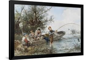 The Fishing Expedition-Johann Mari Henri Ten Kate-Framed Giclee Print