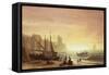 The Fishing Fleet, 1862-Albert Bierstadt-Framed Stretched Canvas