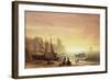 The Fishing Fleet, 1862-Albert Bierstadt-Framed Giclee Print