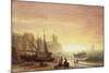 The Fishing Fleet, 1862-Albert Bierstadt-Mounted Giclee Print