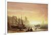 The Fishing Fleet, 1862-Albert Bierstadt-Framed Giclee Print