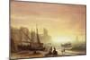 The Fishing Fleet, 1862-Albert Bierstadt-Mounted Giclee Print