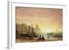 The Fishing Fleet. 1862-Albert Bierstadt-Framed Giclee Print