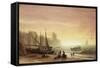 The Fishing Fleet. 1862-Albert Bierstadt-Framed Stretched Canvas