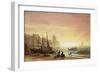 The Fishing Fleet. 1862-Albert Bierstadt-Framed Giclee Print