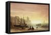 The Fishing Fleet. 1862-Albert Bierstadt-Framed Stretched Canvas