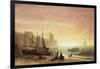 The Fishing Fleet. 1862-Albert Bierstadt-Framed Giclee Print