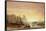 The Fishing Fleet-Albert Bierstadt-Framed Stretched Canvas