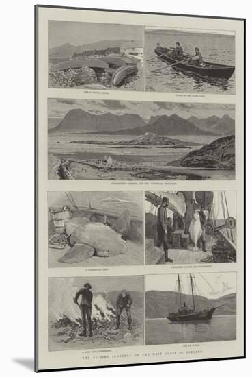 The Fishing Industry on the West Coast of Ireland-Joseph Nash-Mounted Giclee Print