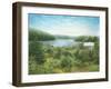 The Fishing Lodge in Québec-Kevin Dodds-Framed Giclee Print