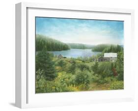 The Fishing Lodge in Québec-Kevin Dodds-Framed Giclee Print