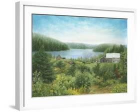 The Fishing Lodge in Québec-Kevin Dodds-Framed Giclee Print