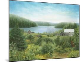 The Fishing Lodge in Québec-Kevin Dodds-Mounted Giclee Print