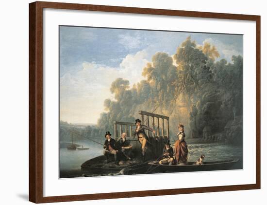 The Fishing Match-Joseph Farrington-Framed Premium Giclee Print