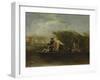 The Fishing Party - a Party of Gentlemen Fishing from a Punt, 1794-Benjamin West-Framed Giclee Print