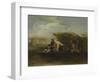 The Fishing Party - a Party of Gentlemen Fishing from a Punt, 1794-Benjamin West-Framed Giclee Print