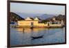 The Fishing Port, with a Small Buddhist Pagoda in Foreground, Phan Rang-Nathalie Cuvelier-Framed Premium Photographic Print