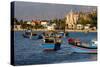 The Fishing Port with the Church in the Background, Phan Rang, Ninh Thuan Province-Nathalie Cuvelier-Stretched Canvas