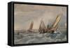 The Fishing Smack, 1835-George Hyde Chambers-Framed Stretched Canvas