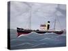The Fishing Trawler-Vincent Haddelsey-Stretched Canvas