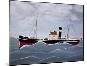 The Fishing Trawler-Vincent Haddelsey-Mounted Giclee Print