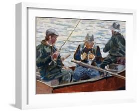 The Fishing Trip-Rosemary Lowndes-Framed Giclee Print