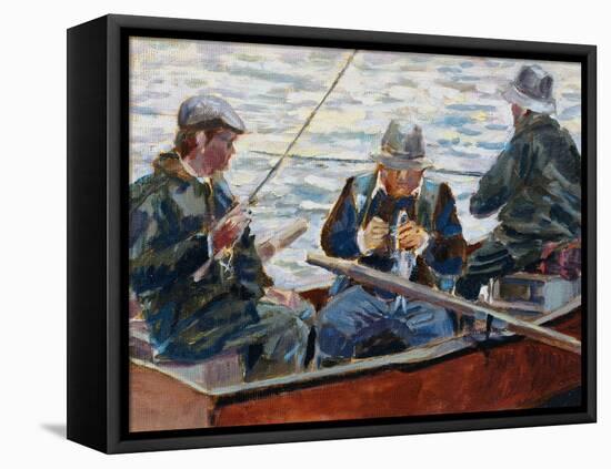 The Fishing Trip-Rosemary Lowndes-Framed Stretched Canvas