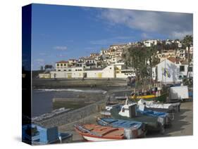 The Fishing Village of Camara De Lobos, a Favourite of Sir Winston Churchill, Madeira, Portugal, At-James Emmerson-Stretched Canvas