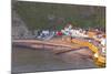 The Fishing Village of Staithes in the North York Moors-Julian Elliott-Mounted Photographic Print