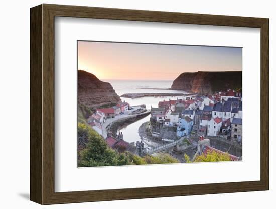 The Fishing Village of Staithes in the North York Moors-Julian Elliott-Framed Photographic Print