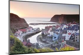 The Fishing Village of Staithes in the North York Moors-Julian Elliott-Mounted Photographic Print