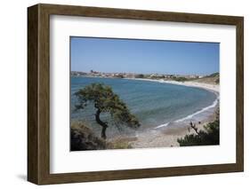 The Fishing Village, Resort and Beach of Isola Rossa, Sardinia, Italy, Mediterranean-Ethel Davies-Framed Photographic Print